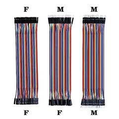 Solderless Breadboard Jumper Wires Kit – 126pcs Male to Male, 400/830 Tie Points