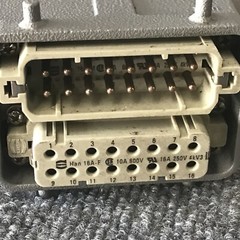 Harting Terminal Connector Han 16-A-F HAN 16-M with IP65 Power Connector Housing