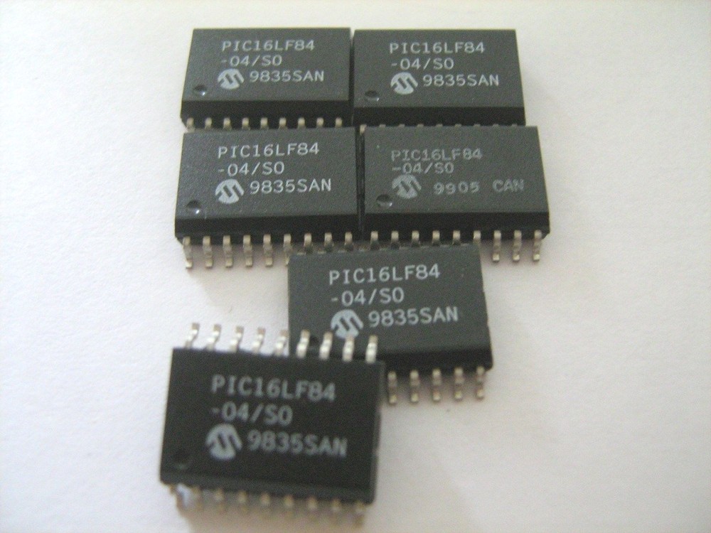 MICROCHIP TECH PIC16LF84-04/SO PIC16L84 IC Integrated Circuit 18 Pin – Lot of 6