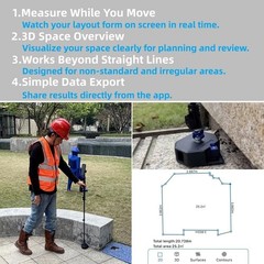 BC Motion-Based Measuring Tool: 3D Site Mapping for Irregular Spaces, Area/Perim