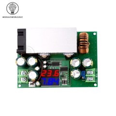 DC-DC 12~80V to 2.5~50V 20A Adjustable Buck Step-Down Module with Display 600W