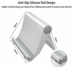 2-Pack For Universal Foldable Cell Phone Tablet Desk Stand Holder Mount Cradle