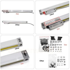 2/3 Axis Digital Readout 5um Linear Scale TTL DRO Display Kit CNC Milling Lathe