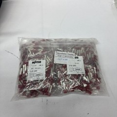 Wago 067330 Red Wire End Ferrules 10,0 mm – 8awg Bag of 1000