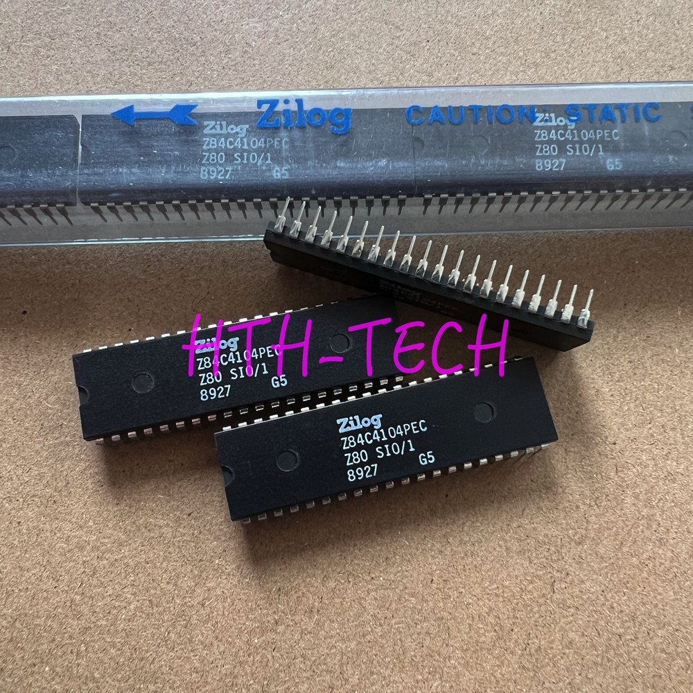 New Zilog Z84C4104PEC CMOS Z80 SIO/1 Z80 SIO DIP40 x 2pcs