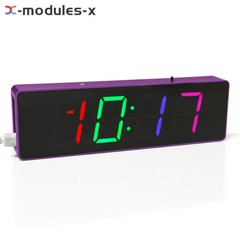 4Digit DIY Electronic Clock Kit LED Digital Clock Time Temperature Date Display