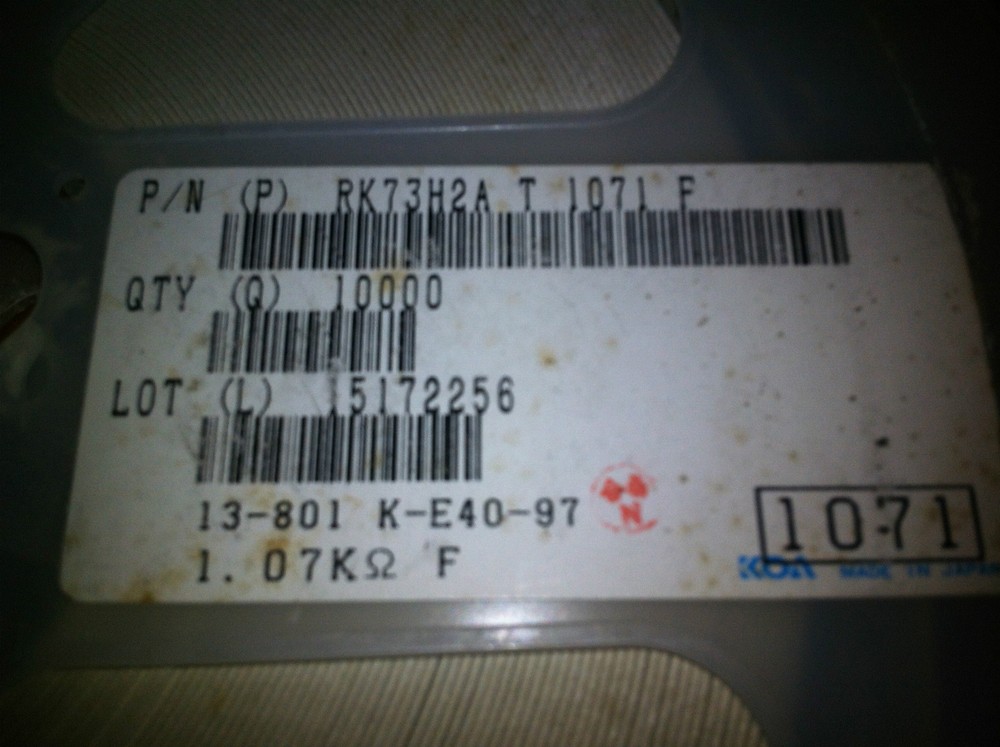 SM Resistors / SM Capacitors Assorted Values – 11 Different Values (MB)