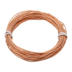 Bare Copper Ground Wire, 18 Gauge 25 Feet Solid Braided Copper Cables