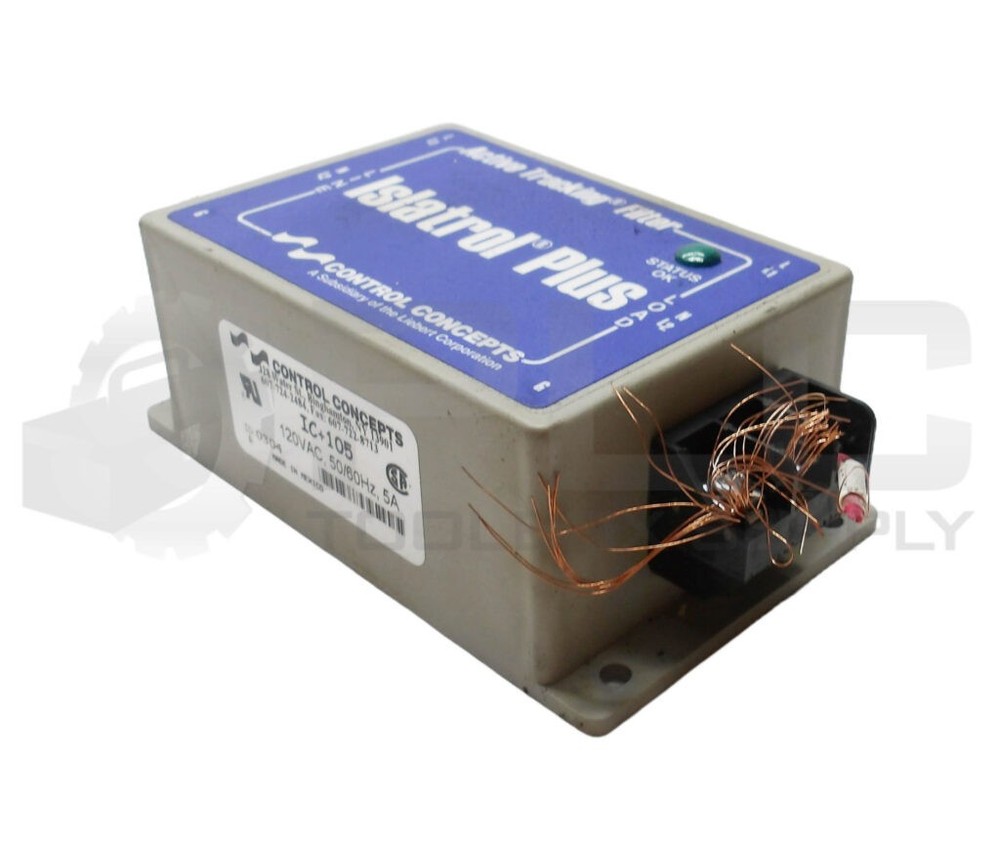 CONTROL CONCEPTS IC+105 ACTIVE TRACKING FILTER 120VAC 50/60HZ 5A