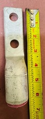 Burndy YA36A3 HYLUG Compression Lug 600kcmil 1/2″ 2 Hole Long Barrel⭐LOT OF 10⭐