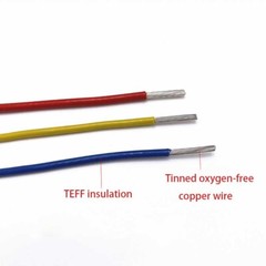 PTFE Cable Wires Pure Copper Tinned 12/14/16/18/20/24/26/28AWG Cars Connections