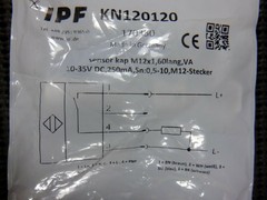 IPF KN120120 10/35V IP67 LED Photoelectric Sensor KN 12 01 20 – Factory Sealed
