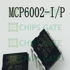 9PCS MCP6002-I/P MCP6002 ORIGINAL 1 MHz Bandwidth Low Power Op Amp DIP-8