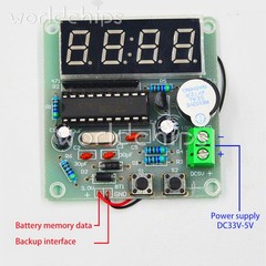 Digital 4 Bit Electronic Clock Electronic Production DIY Learing Kit For Arduino