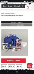 Fibre OPTICS Cable Cleaning Chemtronics Cleaning KitCFK1010: I & M Cleaning Kit