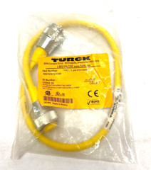 Turck RSK RKM 50-0.6M Minifast Double Ended Cordset 5-Pin Male to Fem U2282-16