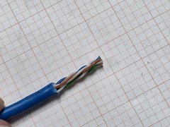 Leviton Berk-Tek 10136339 24/4P LANmark 6 Cat6 UTP Network Cable CMR Blue /100ft
