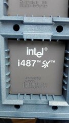 New Intel A80487SX SZ494 80487 32-Bit Vintage CPU PGA x 1pc