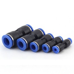Tube 4-16mm Pneumatic Straight Union Connector Push In Fitting For Air Water