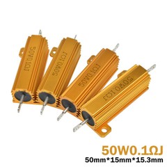 0.1-1000Ω Ohm 50/100W Watt Shell Power Aluminum Housed Case Wirewound Resistor