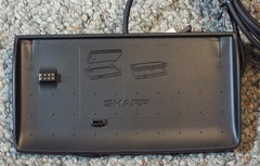 Sharp CE-61T 7A202070 Cradle Dock for Sharp Wizard Organizer – black
