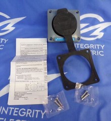 NIB HUBBELL FLANGE TWIST-LOCK INLET WATERTIGHT HBL2815SW 30A 4P 5W 120/208V 1YR