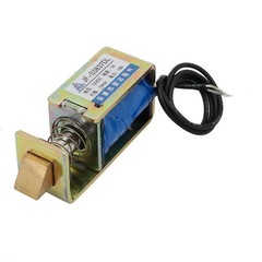 DC12V 1A 10mm 15N Push Pull Type DC Solenoid Electromagnet Magnet JF-S0837DL