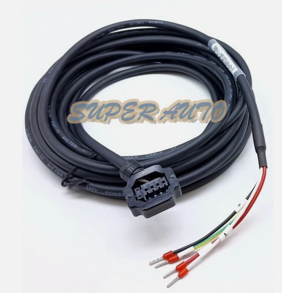 one. for S6-L-M108-12.0 12M Servo motor Power Cable @106