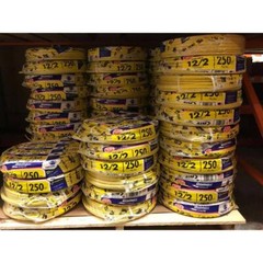 250 ft. 12/2 Solid Romex SIMpull CU NM-B W/G Wire Residential Wiring Outlets
