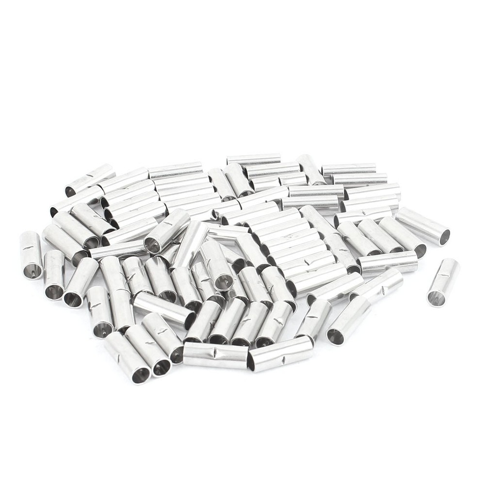 80Pcs BN5.5 Uninsulated Connector Terminal for 12-10 AWG Cable Wire