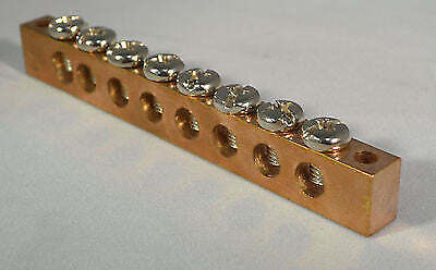 SUNS International G-12808 8 Terminal Grounding Bus Bar