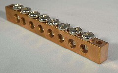 SUNS International G-12808 8 Terminal Grounding Bus Bar