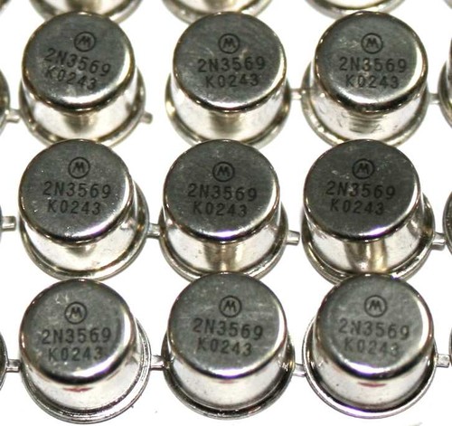 2N3569 NPN Transistor in CAN package – Lot of 10