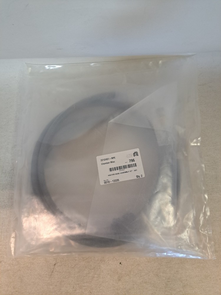Applied Materials AMAT 0010-13335 Heater Hose Assembly 57″ SST Flexible New