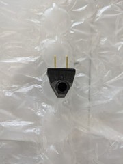 Eaton BP84BK 15 A Angled Wiring Device Plug – 2-Pole, 125 V, NEMA 1-15, Black