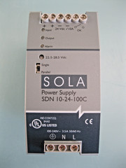 Sola Hevi-Duty SDN 10-24-100C Power Supply for DIN Rail 22.5-28.5 VDC G17