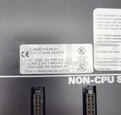 GE FANUC IC693CHS393H 10-SLOT BASE REMOTE