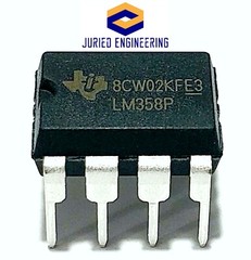 10PCS LM358P LM358 High-Gain Frequency_Compensated Dual Operational Amplifier IC