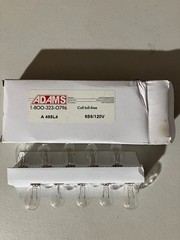 Adams Clear Light Bulbs 6S6 120V A488L4 New. Working. Free Shipping.