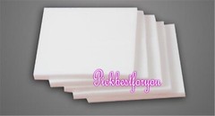 1pc White Polypropylene PP Plastic Flat Sheet Plate 30mm x 250mm x 250mm #U47 YG