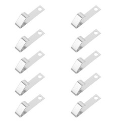 10 Pcs Battery Connection Shrapnel Spring Contact Metal Plate Aa