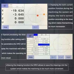 D80 2 & 3 axis display to replace your Sargon dro display with 25 pin plug