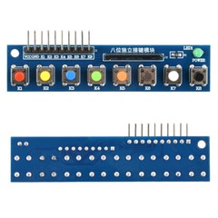 8 Bit Keypad Module with LED Indicator Touch Button Module for Microcontroller
