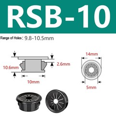 Nylon Wiring Grommets Cable Wire Hole Cover Tidy Protection Snap In 10mm – 100mm