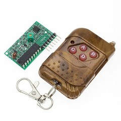 DIY 4CH IC 2262/2272 Key 315MHZ Wireless Remote Control Receiver Module Battery