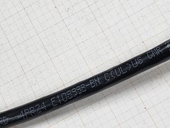 Belden/Blue Jeans Cable 24/4P F/UTP CAT6a Bonded Pair Patch Cord CMR Black /25ft