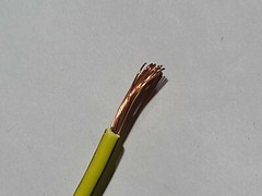Copperfield #16awg GXL SAE J1128 XLPE Automotive Wire 125C Yellow/Black /100ft