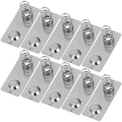 10 Pcs Battery Spring Negative to Positive Contact Plate Nickle Plated