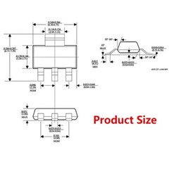 AMS1117 Positive SMD Voltage Regulators Chip – 1.2V/1.5V/1.8V/2.5V/3.3V/5.0V ADJ