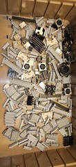Lot (100+) Assorted Misc Connectors Headers Ribbon IC Sockets Components, Etc